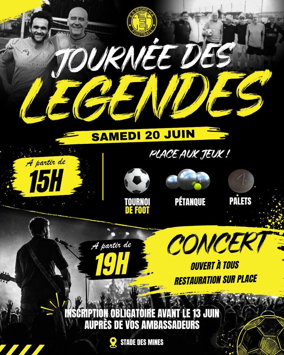 Journée des legendes !