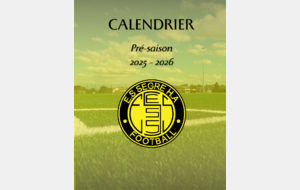 Calendrier Préparation Seniors A