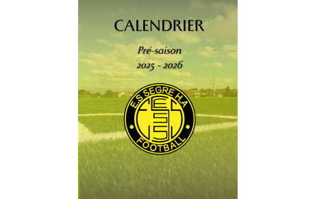 Calendrier Préparation Seniors A