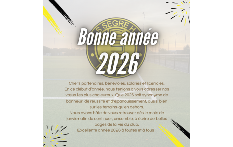 Bonne année 2026 !